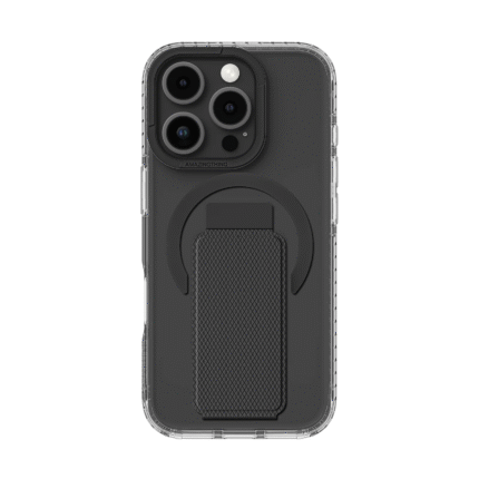 iPhone16 Titan Pro MagSafe Holder 3  Lens Front View Black